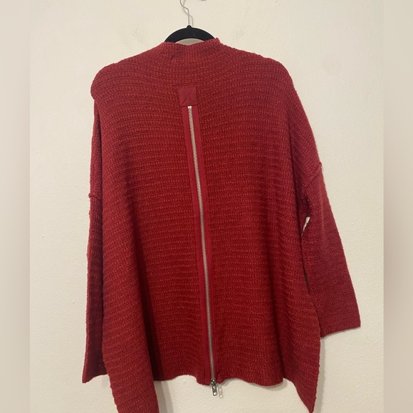 ALTAR’D STATE Red Oversized Flowy Knit Sweater NEW - Picture 4 of 8